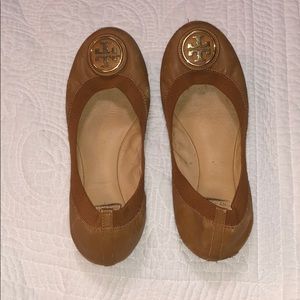 Tory Burch Brown Flats 8.5